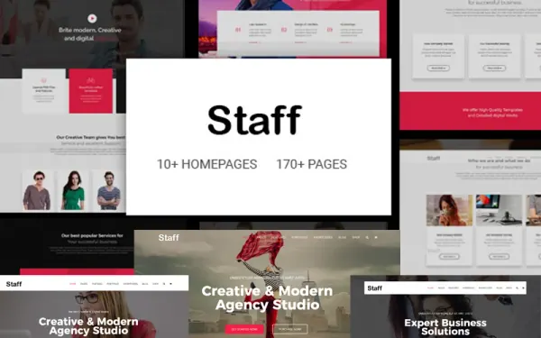 Staff - Responsive Business Joomla Template — premium Joomla template preview