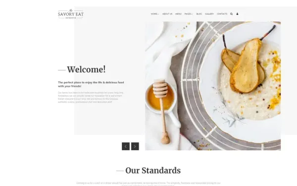 Savory Eat - Delicious Restaurant & Cafe Joomla Template — premium Joomla template preview