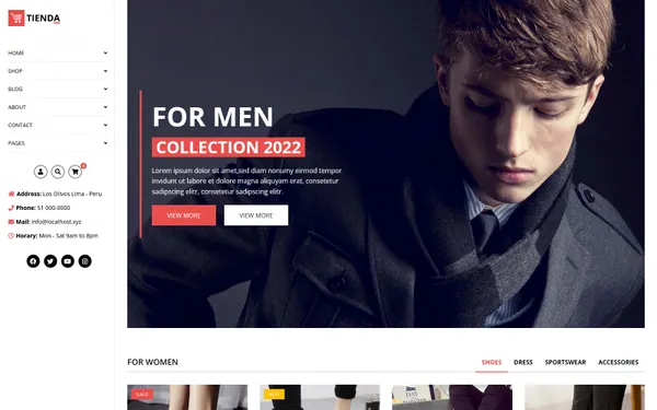 Tienda - eCommerce Joomla 4 & 5 Template — premium Joomla template preview