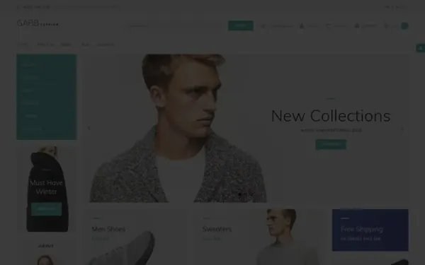 Garb Fashion - Fashion Store Joomla Template — premium Joomla template preview