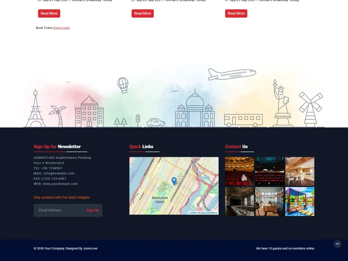 JL Atlantic Event Conference and Meeting Joomla6 Template preview