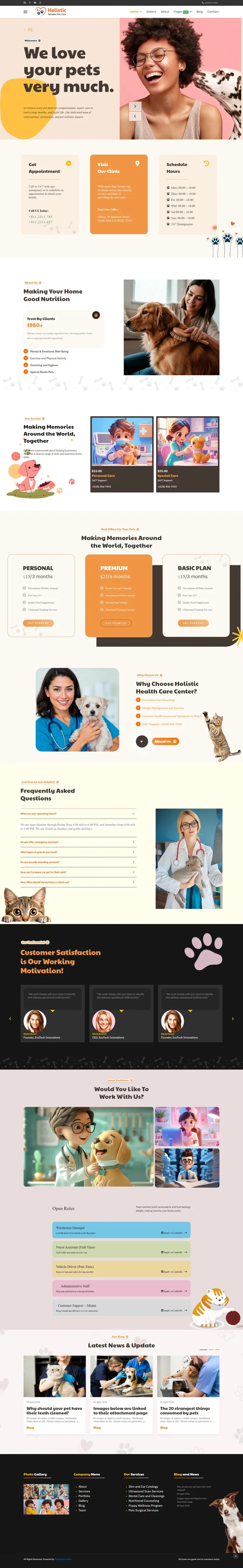 JL Holistic Pet Care and Veterinary Services Joomla6 Template - Features Image 1