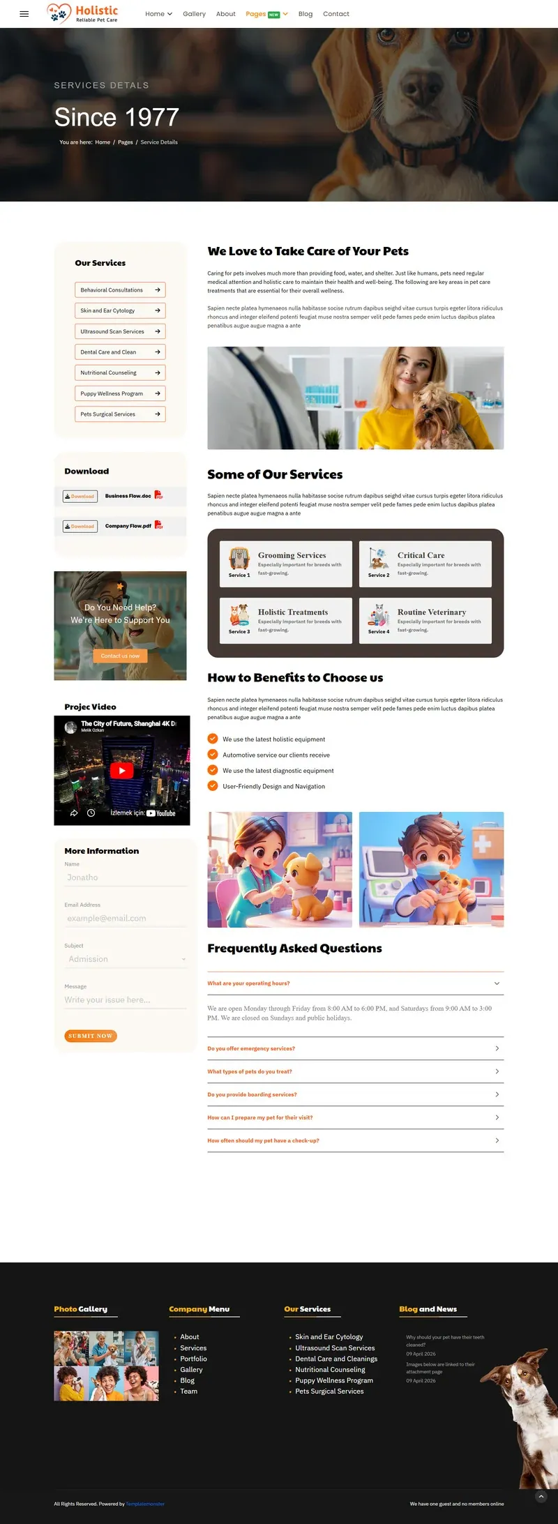 JL Holistic Pet Care and Veterinary Services Joomla6 Template - Features Image 3