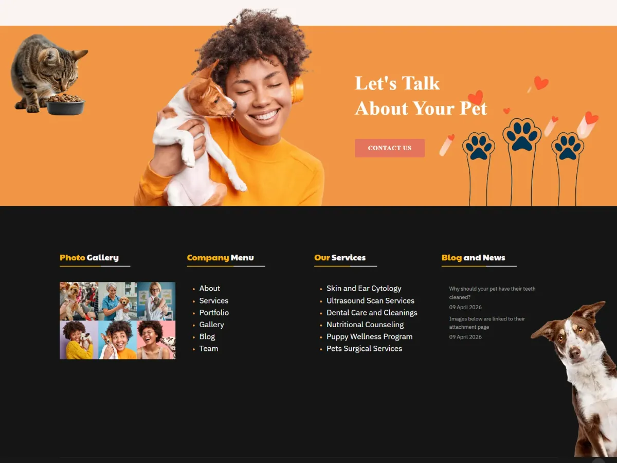 JL Holistic Pet Care and Veterinary Services Joomla6 Template preview