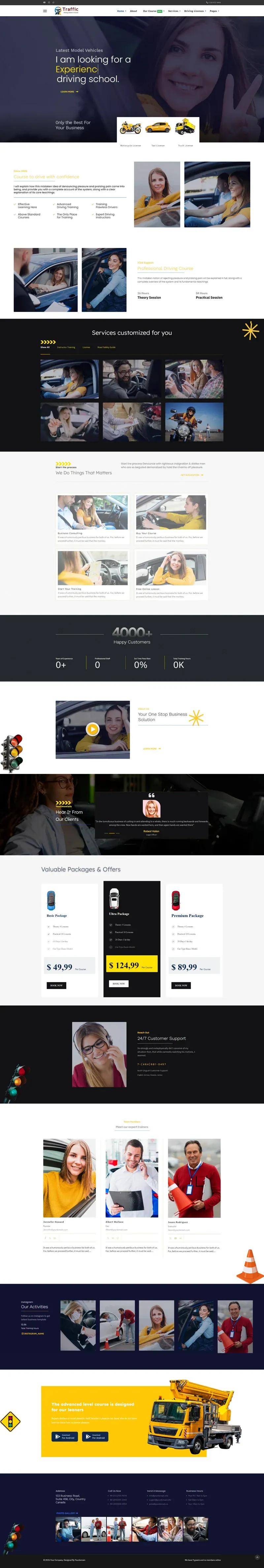 JL Traffic Driving School & Courses Joomla6 Theme - Features Image 1