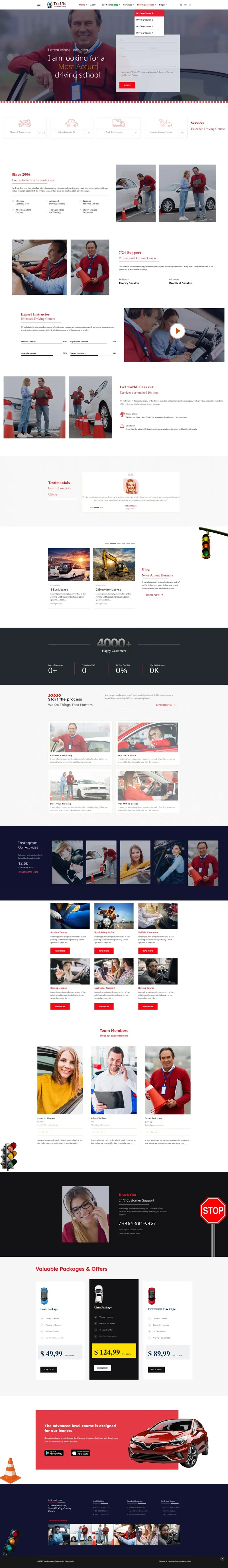 JL Traffic Driving School & Courses Joomla6 Theme - Features Image 2