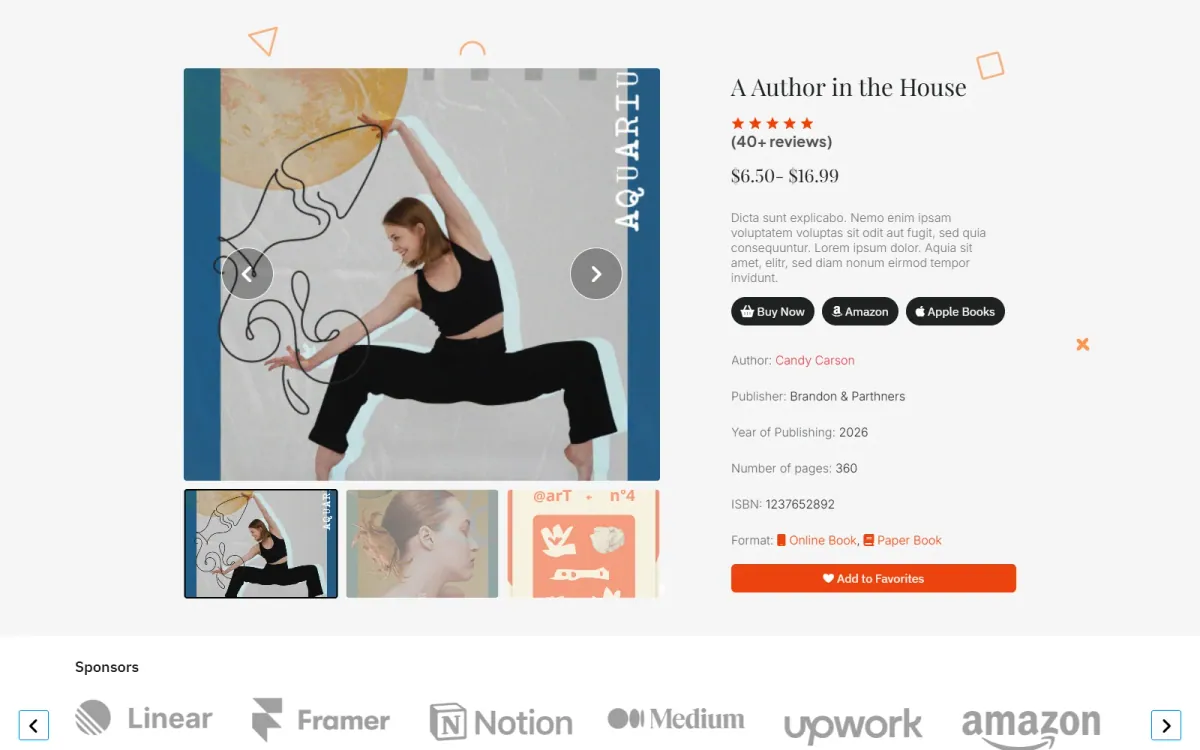 JL Fanatic Book Authors, Publishers, and Bookstores Joomla6 Template preview