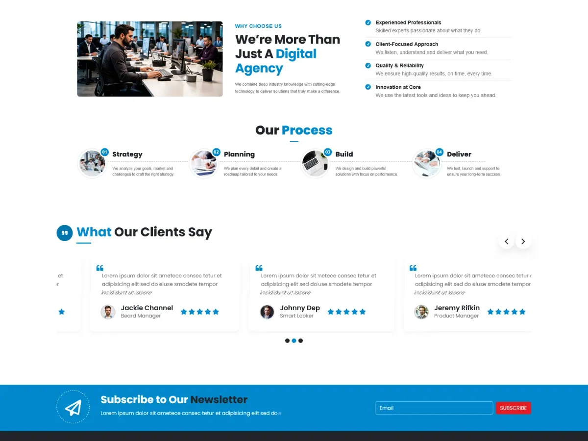 Opus Business Corporation Joomla Template preview